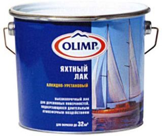 Лак яхтный OLIMP, полуматовый, 2.7 л купить в СОМ