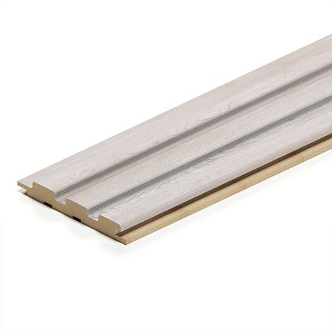 Панель МДФ Реечная Beats Light Ясень Айвори 2700x119x16мм купить в СОМ
