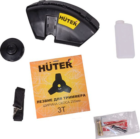 Триммер бензиновый HUTER GGT-1500S, 1500 Вт, разборная штанга, ремень, леска, нож купить в СОМ