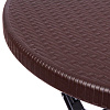 Стол Ротанг  800740мм складной коричневый купить в СОМ