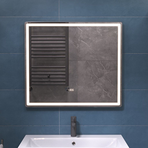 Зеркало Vigo Geometry Luxe 800 мм, сенсор купить в СОМ