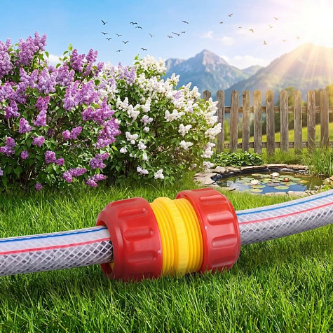 Муфта соединительная GRINDA, 3/4" купить в СОМ