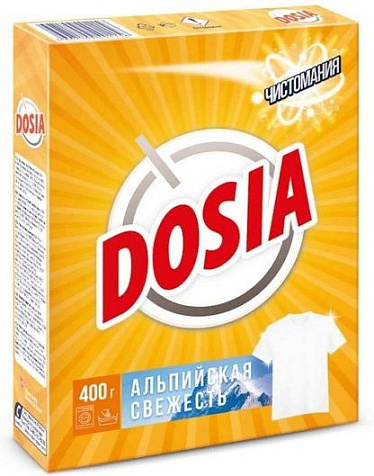 Порошок стиральный DOSIA автомат Альпийская свежесть 400гр купить в СОМ