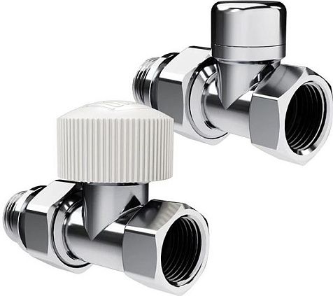 Набор термостатический для радиатора прямой 1/2" М30х1.5 хром Royal Thermo Design купить в СОМ