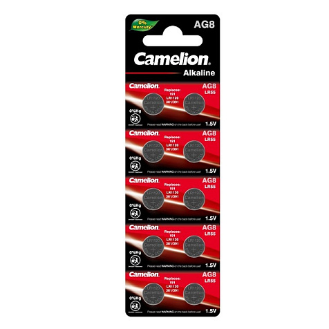 Элемент питания Camelion, G08 (LR1120) купить в СОМ