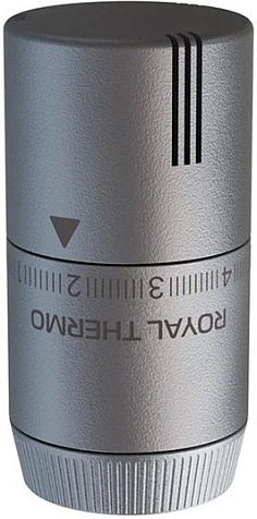Термоголовка жидкостная М30 х1.5 RoyalThermo Design серебро купить в СОМ