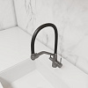 Смеситель для мойки Avrora Kitchen AV9006GM, латунь, графит, с выходом для питьевой воды купить в СОМ