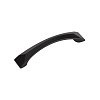 Ручка-скоба мебельная Edson 1341 BRUSHED BLACK MATT, 128 MM купить в СОМ