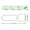 Фонарь ручной GFL202, 1W 50lm  Li-ion 1200mAh LED купить в СОМ