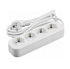 Удлинитель ОНЛАЙТ OPE-S-04-300-E-3x1  4 гн, 3 м, СЗ, 16А IP20 белый купить в СОМ