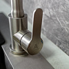 Смеситель для мойки Антей Садко 577031, нержавеющая сталь, белый купить в СОМ