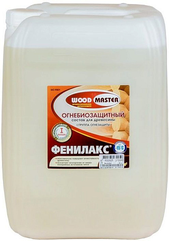 Состав огнебиозащитный Woodmaster Фенилакс, 1-ой степени, 25 кг купить в СОМ
