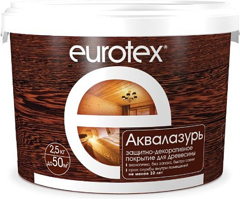 Антисептик декоративный Eurotex, дуб, 2.5 кг купить в СОМ