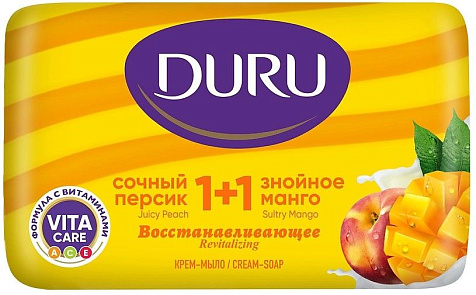 Мыло-крем Duru Персик&Манго 80г купить в СОМ