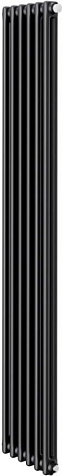 Дизайн-радиатор Royal Thermo Insignia VC2180, 6 секций, RAL9005m купить в СОМ