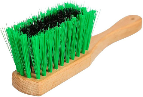 Щетка сметка Yozhik 21см дерево/ щетина купить в СОМ