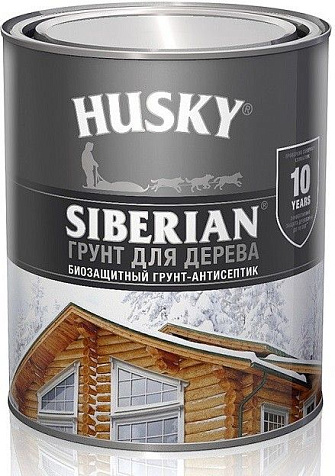 Грунт-антисептик биозащитный Husky Siberian, 0.9 л купить в СОМ