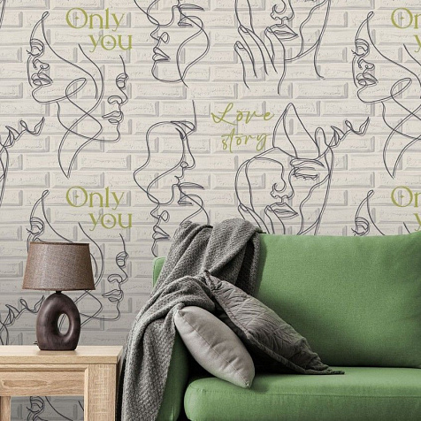 Обои виниловые на флизелиновой основе 6063-02 Deco-Deco Only you, 1.06 х 10 м . купить в СОМ