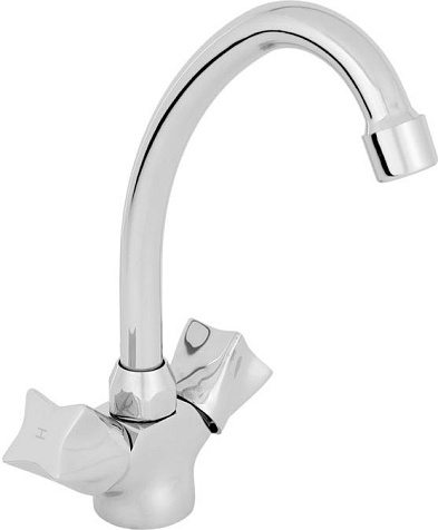 Смеситель для мойки ACCOONA A84173, двухвентильный купить в СОМ