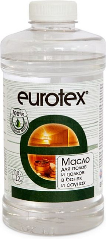 Масло для полков Eurotex Сауна, 0.8 кг купить в СОМ