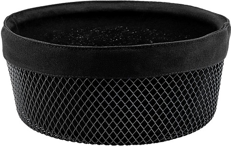 Корзина для хлеба круглая, черный матовый Lemax LB-7 купить в СОМ