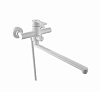 Смеситель для ванны Fashun A52201-8, нержавеющая сталь, белый купить в СОМ