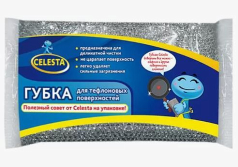 Губка Celesta для тефлоновых поверхностей  1шт купить в СОМ
