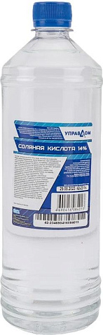 Кислота соляная 14% Управдом, 1л купить в СОМ